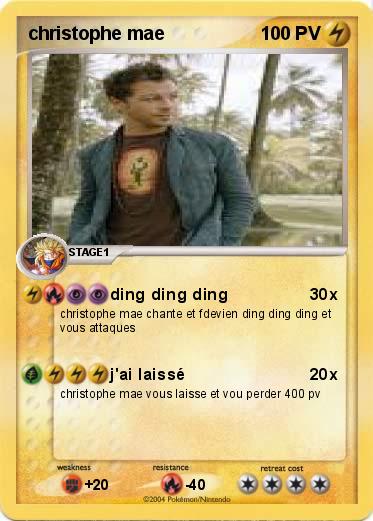 Pokemon christophe mae