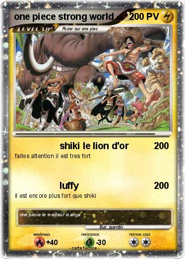 Pokemon one piece strong world