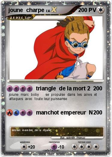 Pokemon joune  charpe