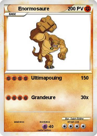 Pokemon Enormosaure