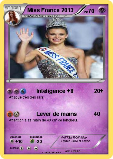 Pokemon Miss France 2013
