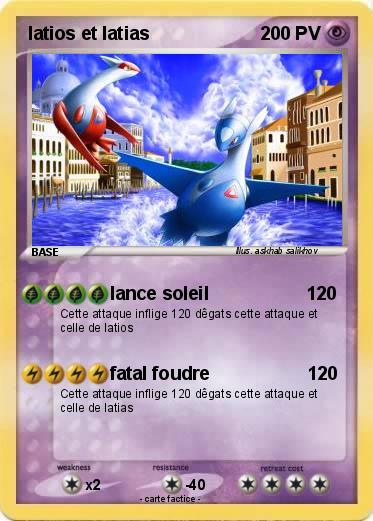 Pokemon latios et latias
