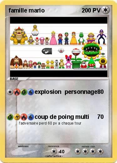Pokemon famille mario