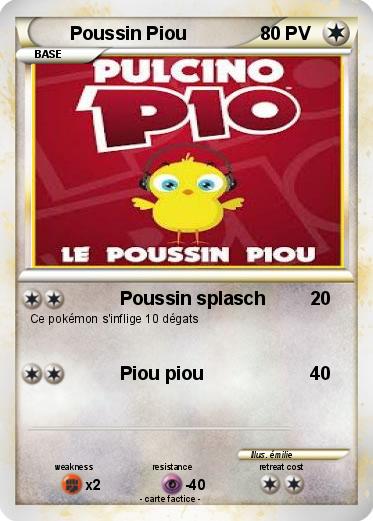 Pokemon Poussin Piou