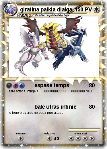 Pokemon giratina palkia dialga