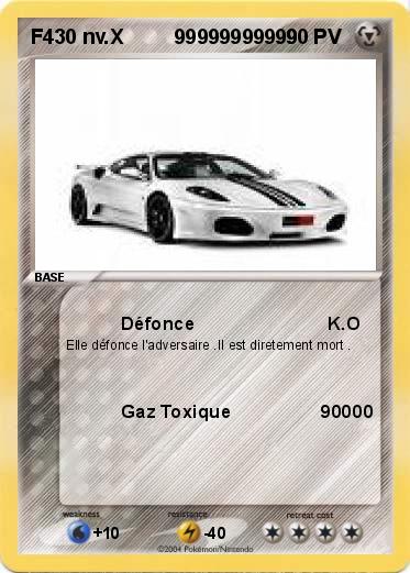 Pokemon F430 nv.X         99999999999