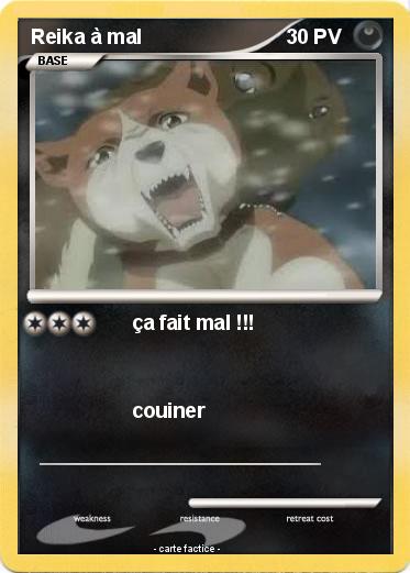 Pokemon Reika à mal