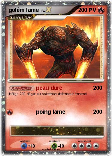 Pokemon golém lame