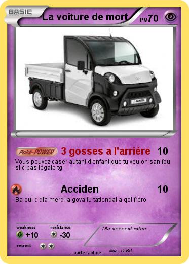 Pokemon La voiture de mort