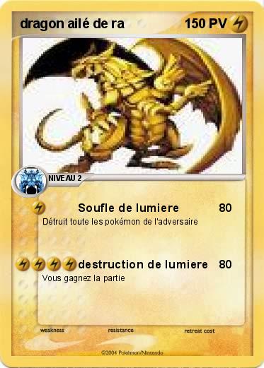 Pokemon dragon ailé de ra