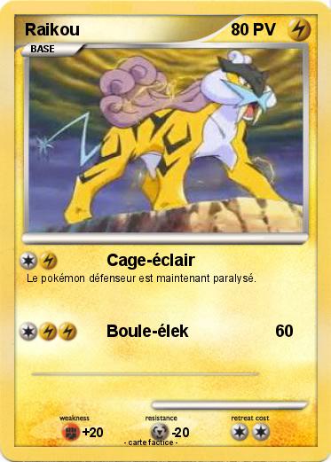 Pokemon Raikou