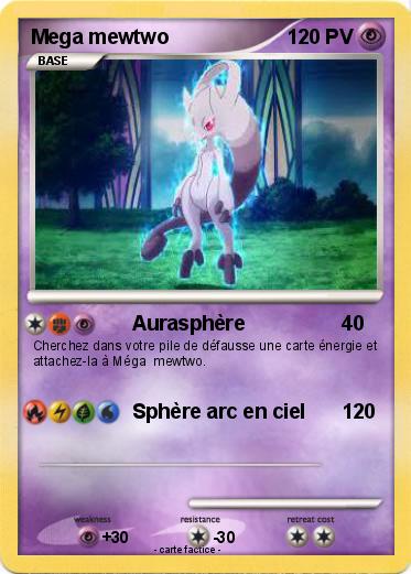 Pokemon Mega mewtwo