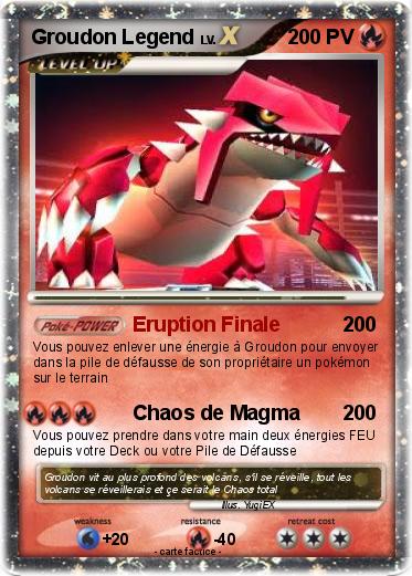 Pokemon Groudon Legend