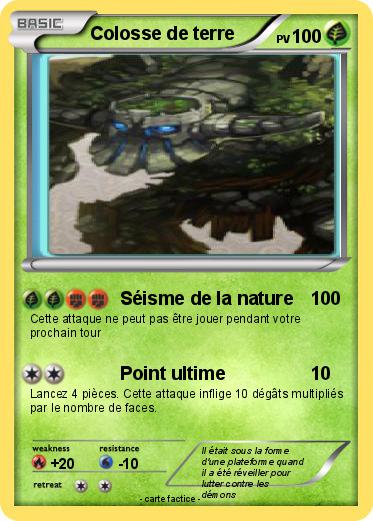 Pokemon Colosse de terre