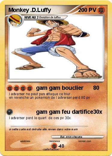 Pokemon Monkey .D.Luffy