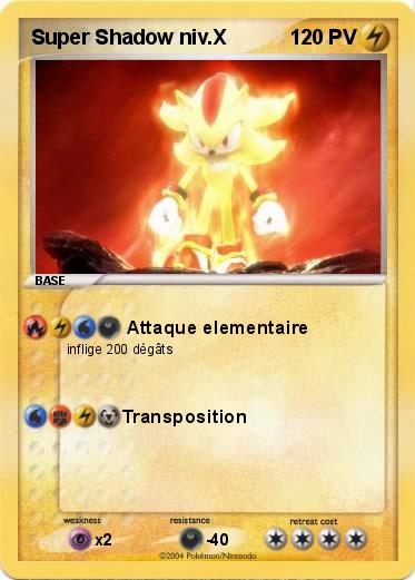 Pokemon Super Shadow niv.X