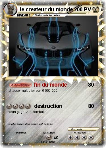 Pokemon le createur du monde