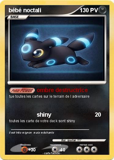 Pokemon bébé noctali
