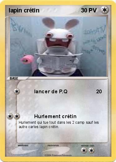 Pokemon lapin crétin