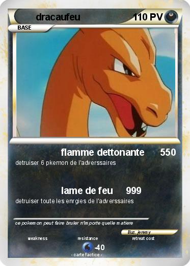 Pokemon dracaufeu