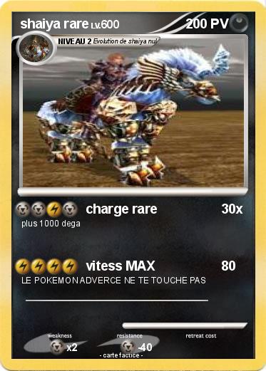 Pokemon shaiya rare