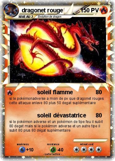Pokemon dragonet rouge
