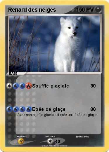 Pokemon Renard des neiges