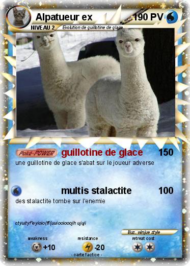Pokemon Alpatueur ex