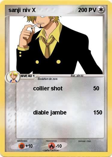 Pokemon sanji niv X