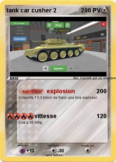 Pokemon tank car cusher 2