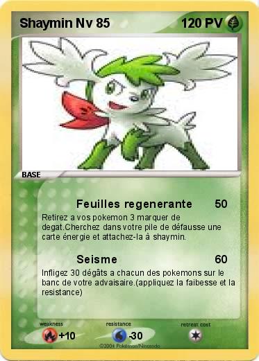 Pokemon Shaymin Nv 85