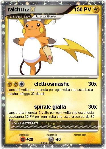Pokemon raichu