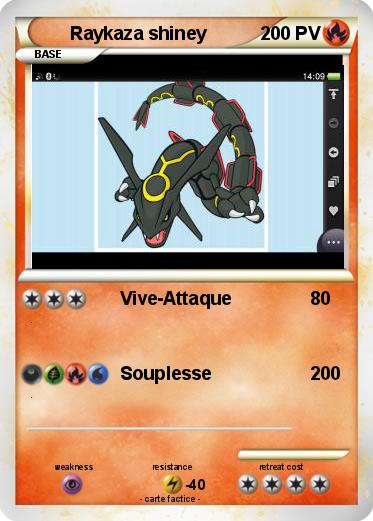Pokemon Raykaza shiney