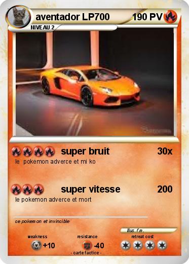 Pokemon aventador LP700