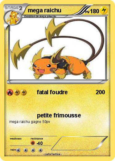 Pokemon mega raichu