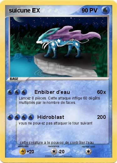 Pokemon suicune EX