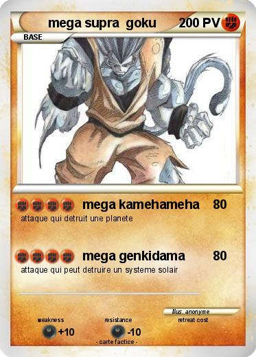 Pokemon mega supra  goku