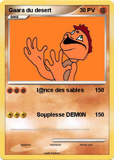 Pokemon Gaara du desert