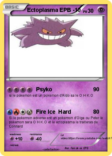Pokemon Ectoplasma EPB -10