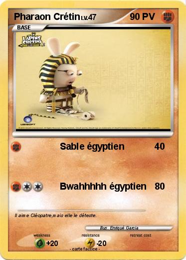 Pokemon Pharaon Crétin