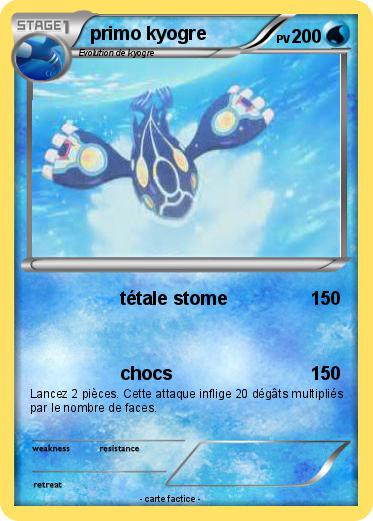 Pokemon primo kyogre