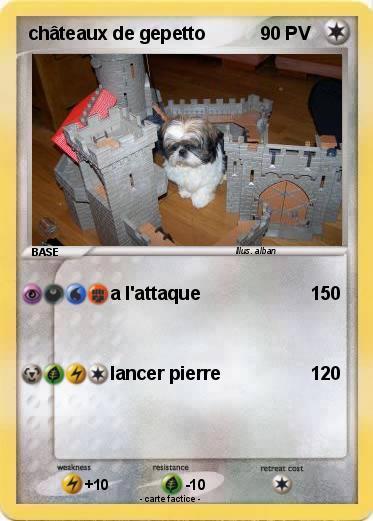 Pokemon châteaux de gepetto