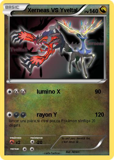 Pokemon Xerneas VS Yveltal