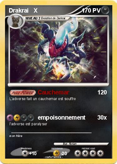 Pokemon Drakrai   X