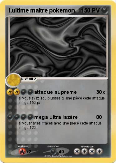 Pokemon l,ultime maitre pokemon