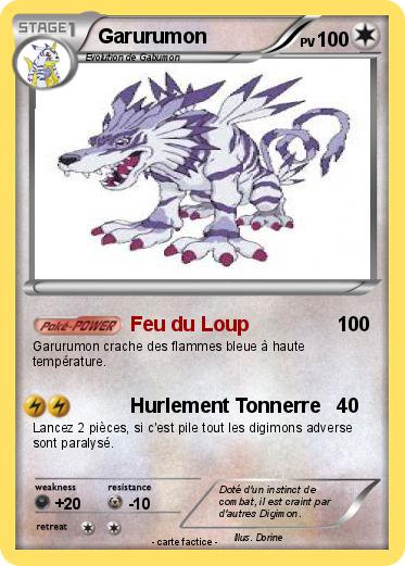 Pokemon Garurumon