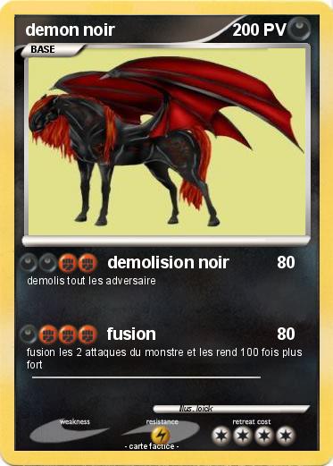 Pokemon demon noir