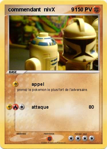 Pokemon commendant  nivX           9        