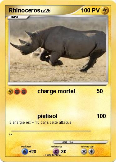 Pokemon Rhinoceros