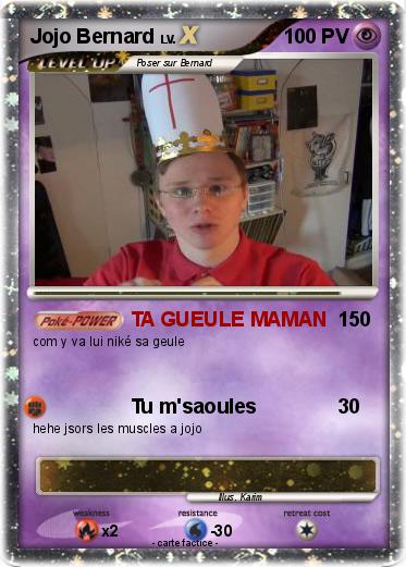 Pokemon Jojo Bernard